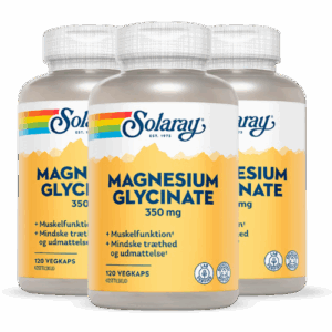 3 x Solaray Magnesium Glycinate (120 kaps)