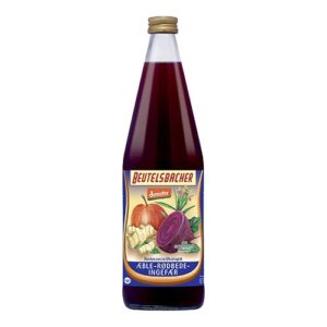 Æble-Rødbede-Ingefær saft Økologisk - 750 ml - Beutelsbacher Demeter