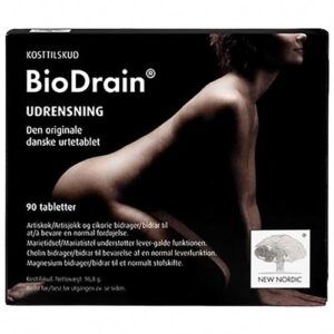 Biodrain - 90 Tabletter - New Nordic