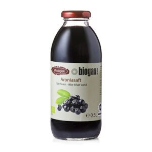 Biogan Aroniasaft 100% frugt Økologisk - 500 ml