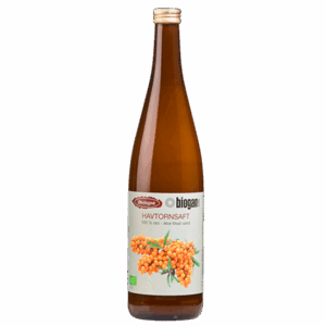 Biogan Havtornsaft 100% Frugt Ø (750 ml)
