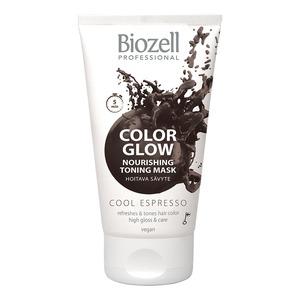 Biozell Color Glow Nourishing Toning Mask Cool Espresso - 150 ml.