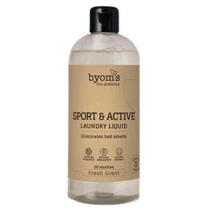 Byoms Sport & Active Probiotic Laundry Liquid - 20 vaske (400 ml)