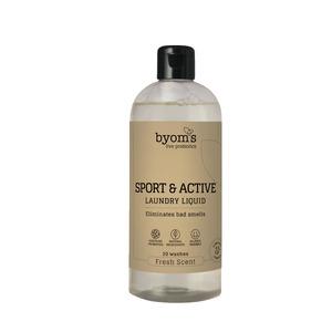 Byoms Sport & Active - Probiotic Laundry Liquid - Powerful formula - 20 vaske - 500 ml