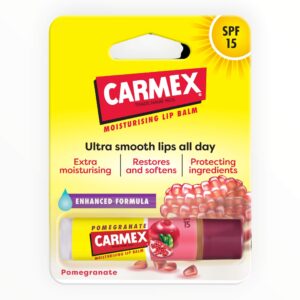 Carmex Læbepomade, Pomegranate Stick, SPF 15, 4.25 g.