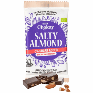 Chokay Salty Almond 54% Chokolade Bar Ø (70 g)