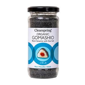 Clearspring Gomashio Sort Sesam m. havsalt Ø - 100 g