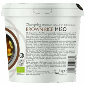 Clearspring Miso Brown Rice Upasteuriseret Ø (1 kg)