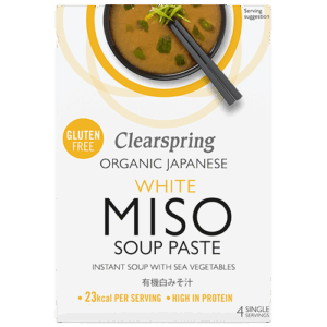Clearspring Miso Soup Paste Hvid M. Tang 4X15G Ø (60 gr)