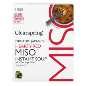Clearspring Misosuppe Rød m. tang Ø (4 breve)