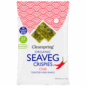 Clearspring Seaveg Crispies Chili Tang Chips Ø (4 g)