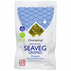 Clearspring Seaveg Crispies Tang Chips Ø - Multipack (5x4g)