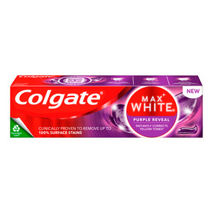 Colgate Max White Purple Tandpasta - 75 ml.