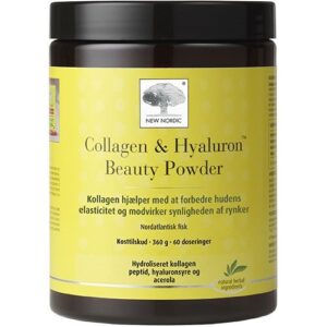 Collagen & Hyaluron Beauty Powder - 360 gram - New Nordic