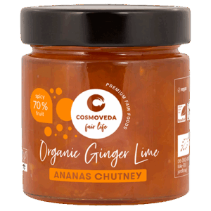 Cosmoveda Ingefær Lime Chutney Ø (225 g)