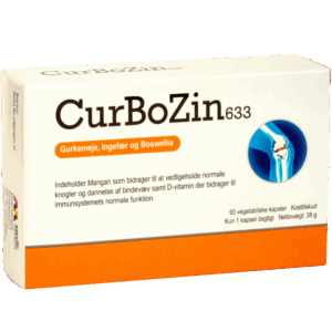 CurBoZin Ingefær, Gurkemeje & Boswellia (60 kaps)