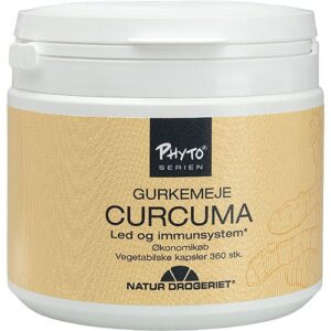 Curcuma kapsler - 360 kapsler - Phyto-serien