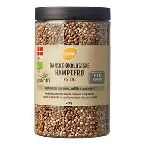 Dava Ristede Hampefrø Ø - 225 g.