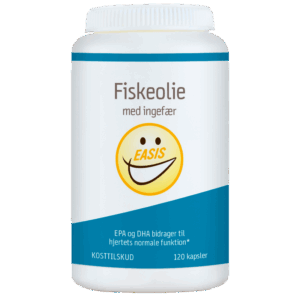 EASIS Fiskeolie Med Ingefær (120 kap)