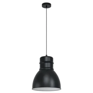 EGLO Ebury Pendel E27 Ø380 Sort/hvid - Pendellampe - 43621