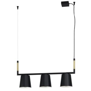 EGLO LACEY LANGBORD 3XE27 L780 SORT/CREME FSC