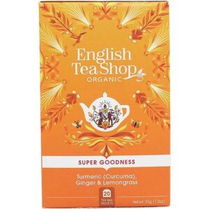 English Tea Turmeric, Ginger & Lemongrass te Ø, 20br.