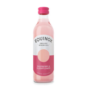 Equinox Kombucha te Raw Rasberry & Elderflower Ø (275 ml)