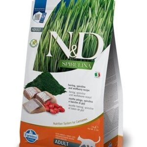 Farmina N&D Spirulina Herring - tørfoder til kat - 1.5 kg