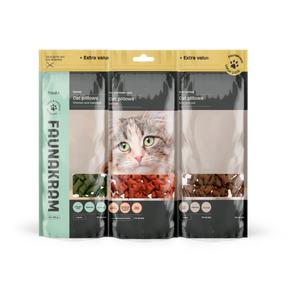 Faunakram godbidder til kat, valuepack - 300 g.