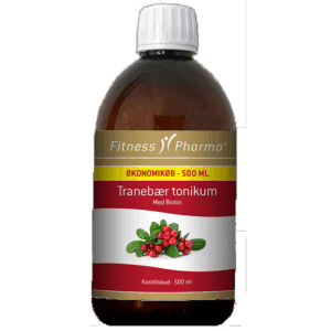 Fitness Pharma Tranebær Tonikum M. Biotin (500 ml)