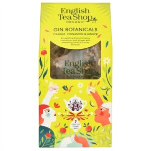 Gin Botanicals appelsin, kanel og ingefær - 7 pyramideposer - English Tea Shop - Mindst holdbar til : 05-02-2027