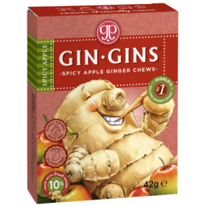 Ginger People Ginger Chews Gins Gins Spicy Apple Travel Pack (42 g)