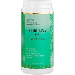 Green Goddess Superfood, Spirulina 03 Ø, 200g.