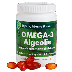 Grønne Vitaminer Omega-3 Algeolie (60 kaps)