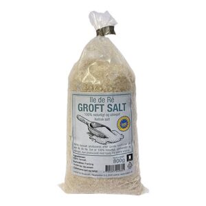Groft Keltisk Havsalt ubleget, Fransk - 800 gram - DISCOUNT PRIS