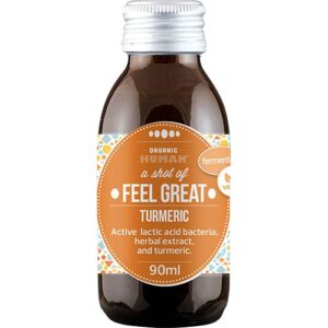 HUMAN Fermenteret gurkemejeshot Økologisk - 90 ml