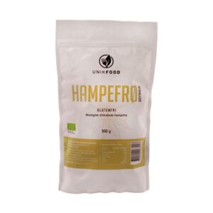 Hampefrø afskallede Økologisk - 500 g - Unikfood