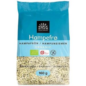 Hampefrø glutenfri Økologisk - 160 gr - Urtekram