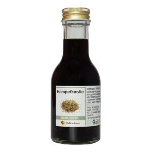 Hampefrøolie jomfru økologisk 2,5 liter - uraffineret, koldpresset, fugtgivende, omega-3 og omega-6 - Hedenhus