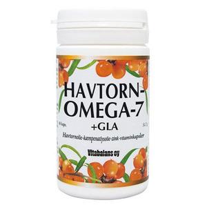 Havtorn omega 7 + GLA - 60 kap