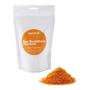 Havtorn pulver Økologisk - 90 gr - Superfruit