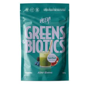 Heey! Greens & Biotics Superfood + Probiotics Mixed Berries - 300 g.