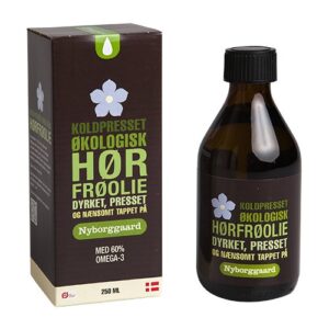 Hørfrøolie koldpresset Dansk Økologisk - 250 ml - Nyborgaard