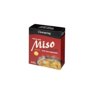 Instant Misosuppe rød m. tang Økologisk - 32 g - Clearspring