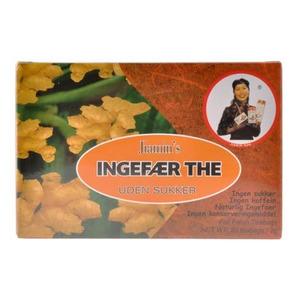 Jiamins Ingefær the uden sukker - 20 breve á 2 gram