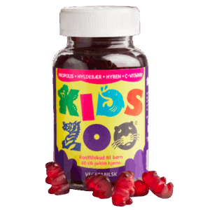 Kids Zoo Propolis m. Hyldebær - Pektin Bjørne (60 stk)