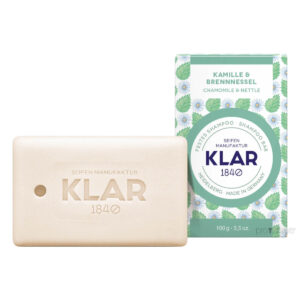 Klar Seifen Shampoo Bar, Kamille & Brændenælde, 100 gr.