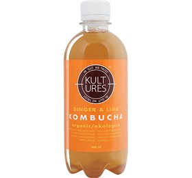 Kombucha Ginger & Lime Ø • 400 ml.