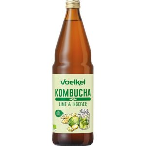 Kombucha Lime - ingefær Økologisk - 750 ml - Voelkel