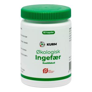 Kurm Ø Ingefær - 60 kaps.